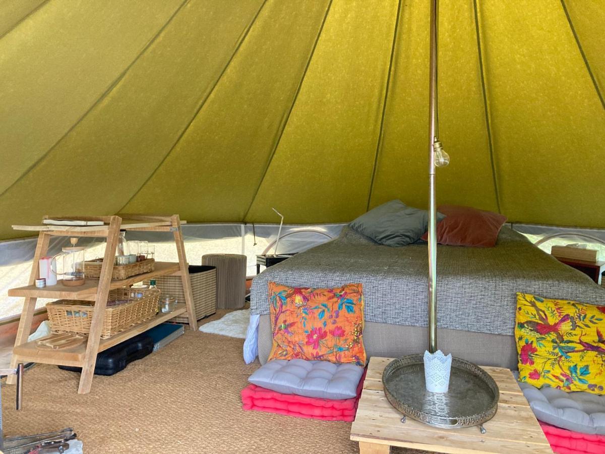 Tente Bivouac Option Bain Chauffee Au Bois Idrac-Respailles Exterior foto