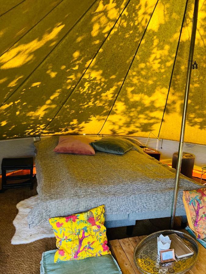 Tente Bivouac Option Bain Chauffee Au Bois Idrac-Respailles Exterior foto