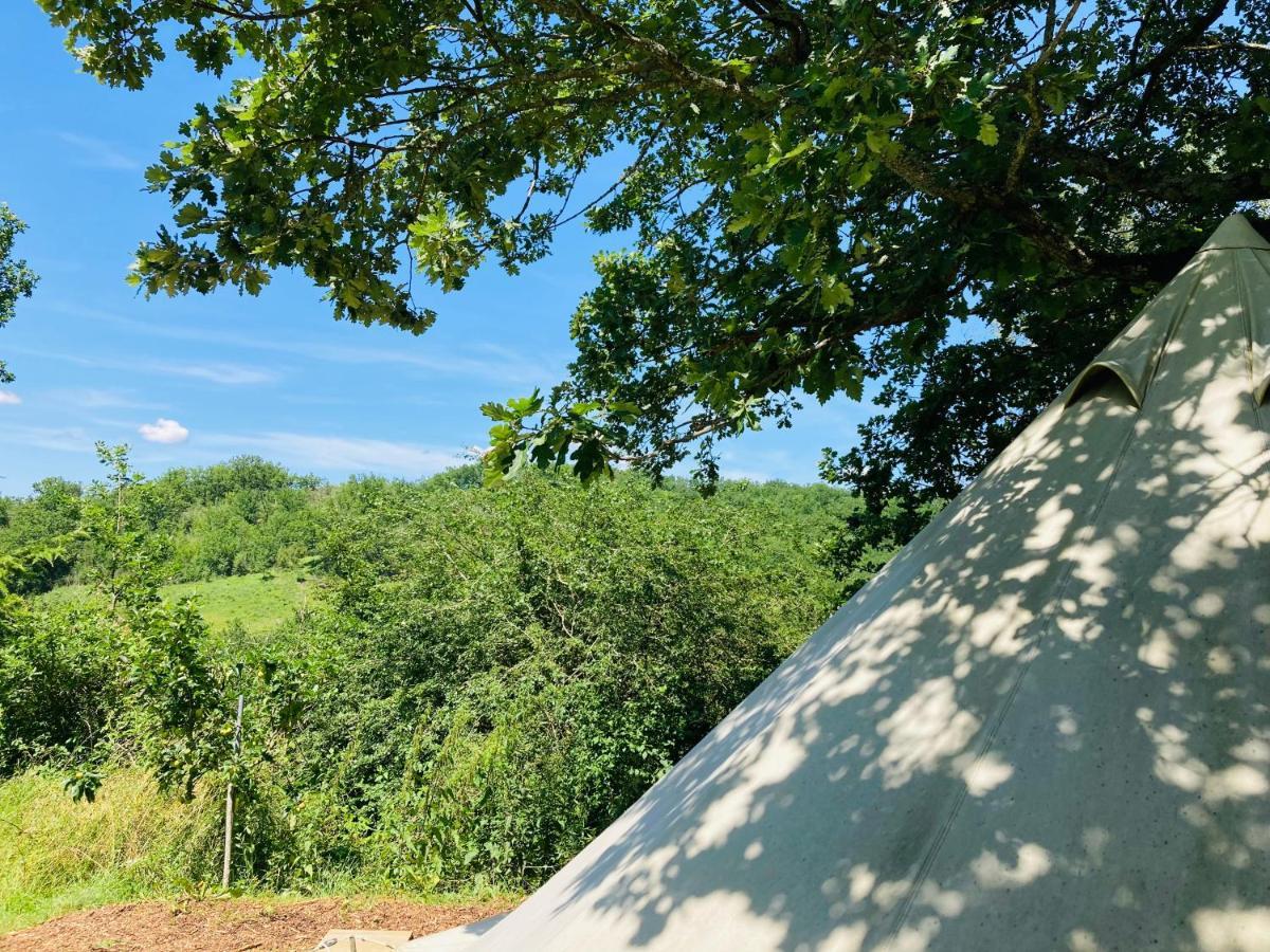 Tente Bivouac Option Bain Chauffee Au Bois Idrac-Respailles Exterior foto
